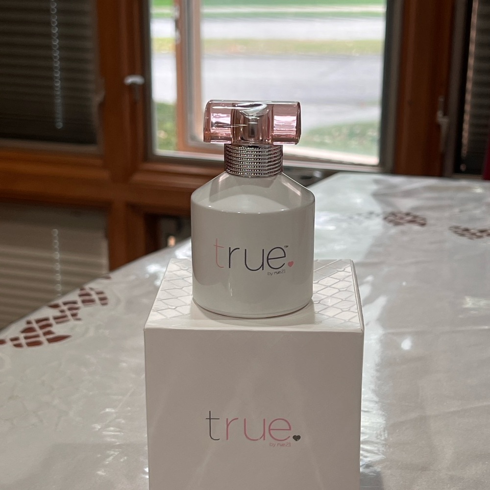Rue21 True Perfume with Pink and White Design